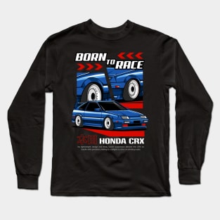 Retro CRX Design Long Sleeve T-Shirt